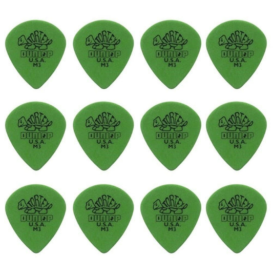 12 x Jim Dunlop Tortex Jazz Medium Sharp Guitar Picks Jazz III 472RM3