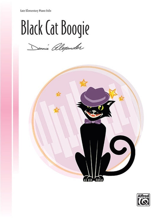 Black Cat Boogie Late Elementary Piano