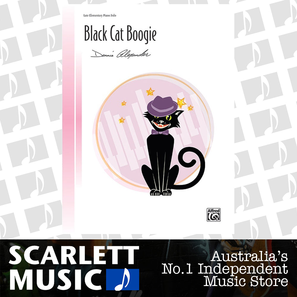 Black Cat Boogie Late Elementary Piano — view 2