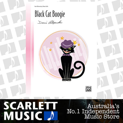 Black Cat Boogie Late Elementary Piano — view 2