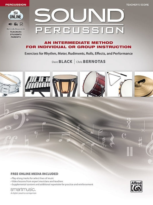 Sound Percussion Teacher's Score Book for Percussion Sheet Music