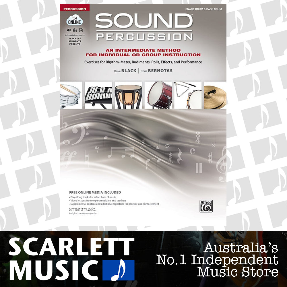 Sound Percussion Snare Drum/Bass Drum Book by Chris Bernotas - Black Dave, Alfred 47318 — view 2