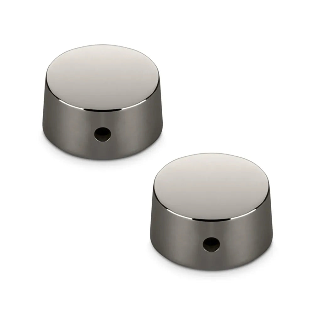 Schaller Speed Knobs Set of 2 Ruthenium Brass with Screw Fastener 15030600
