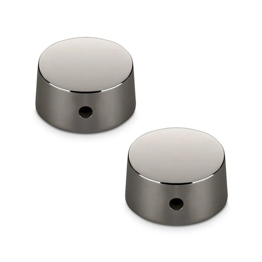 Schaller Speed Knobs Set of 2 Ruthenium Brass with Screw Fastener 15030600