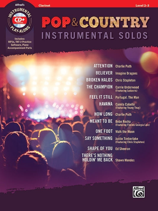 Pop & Country Instrumental Solos Clarinet Book/CD