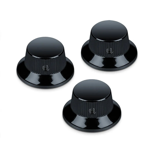 Schaller Speed Knobs Set of 3 Black Brass 15010400