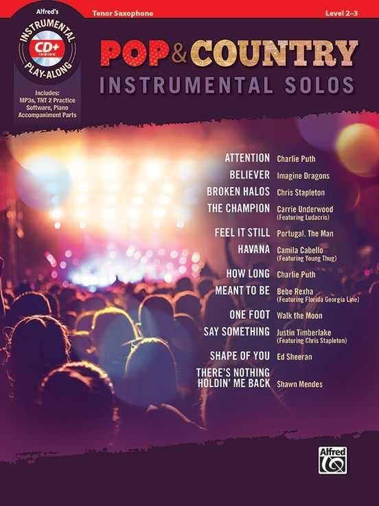 Pop & Country Instrumental Solos Tenor Sax Book/CD