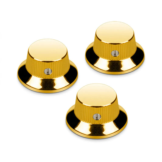 Schaller Guitar FS Knobs Set of 3 Gold 15010500