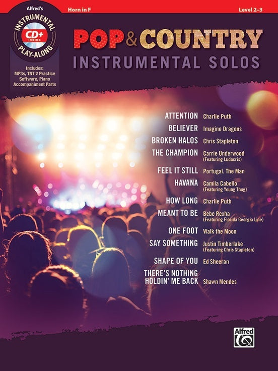Pop & Country Instrumental Solos Horn Book/CD