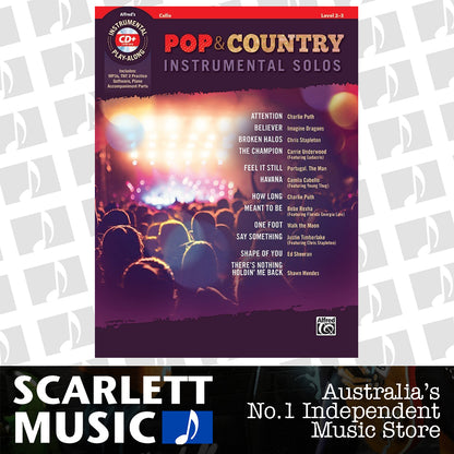 Pop & Country Instrumental Solos Cello Book/CD — view 2