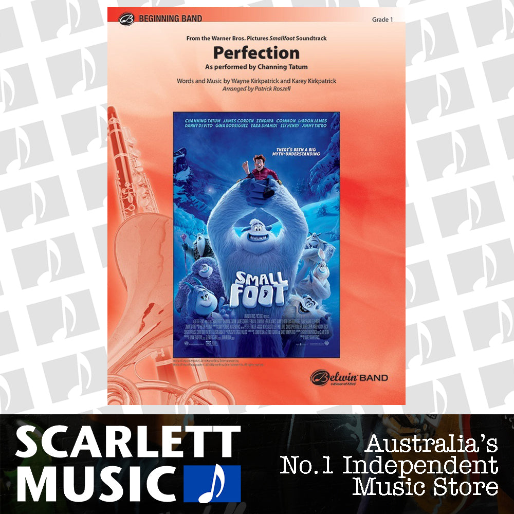 Perfection From Smallfoot Concert Band Gr 1 — view 2