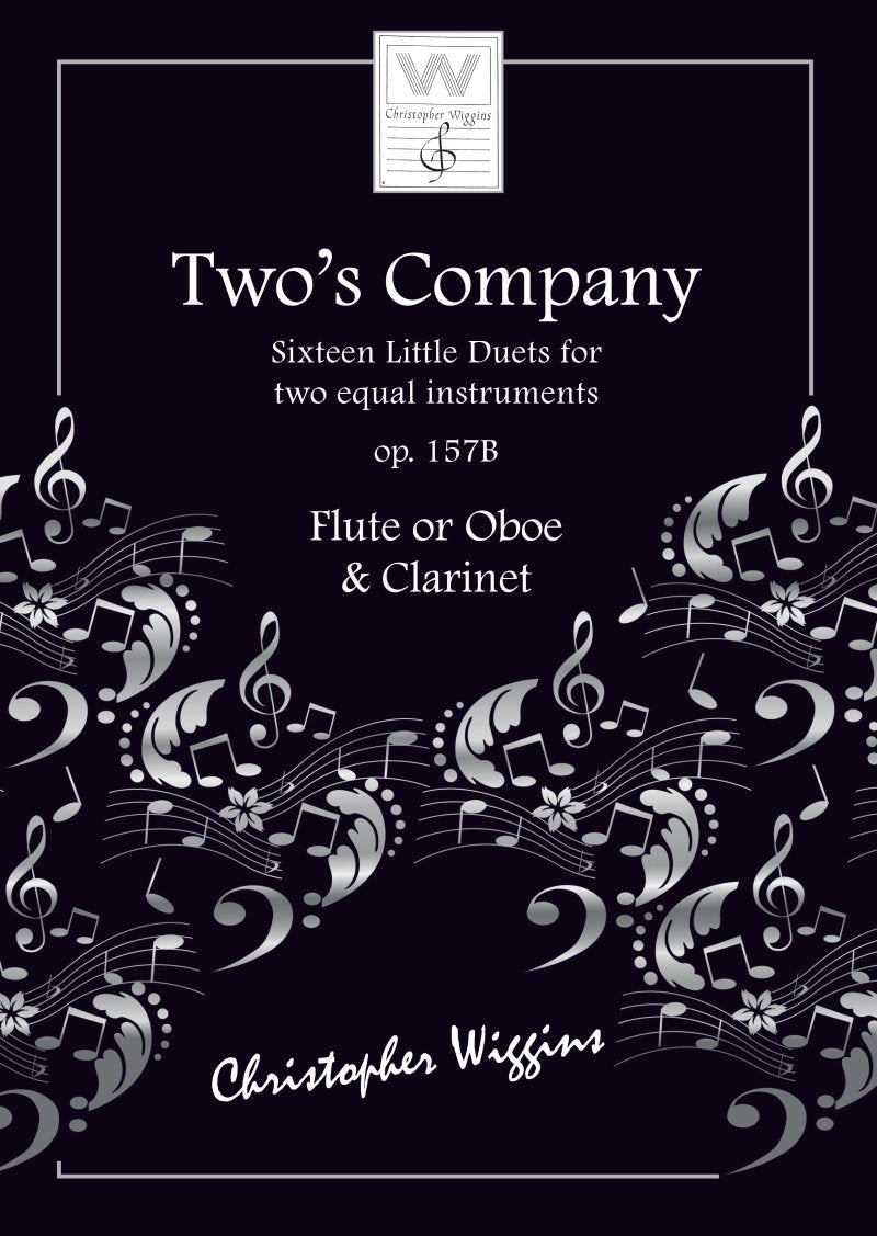 Wiggins - Twos Company Op 157B For Flute Or Oboe/Clarinet (Christopher Wiggins)