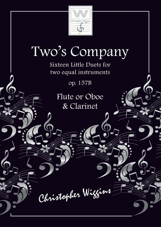 Wiggins - Twos Company Op 157B For Flute Or Oboe/Clarinet (Christopher Wiggins)