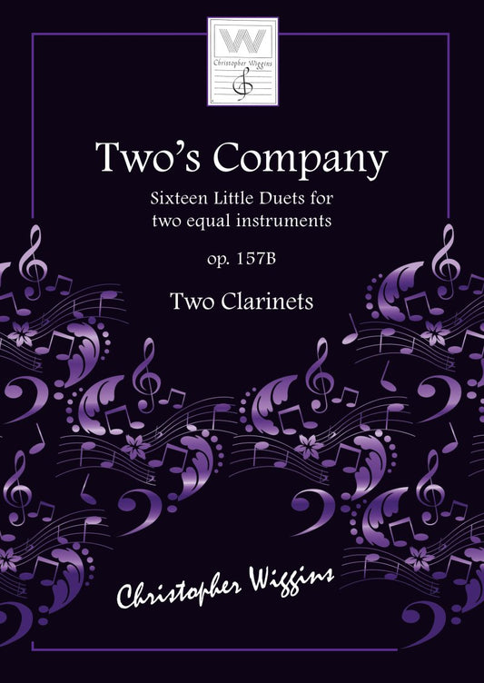 Wiggins - Twos Company Op 157B For 2 Clarinets (Christopher Wiggins)