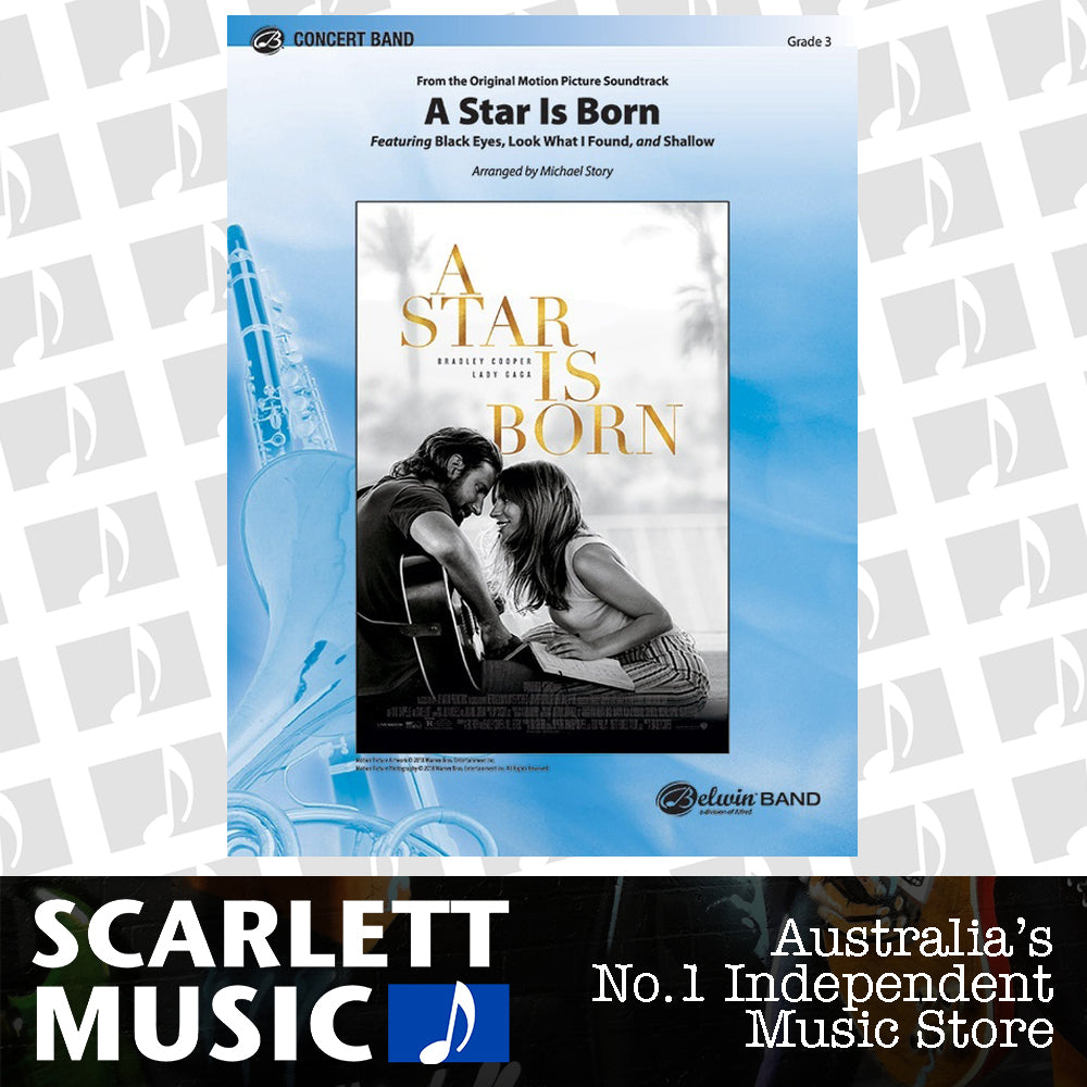Themes from A Star is Born Concert Band Sheet Music — view 2