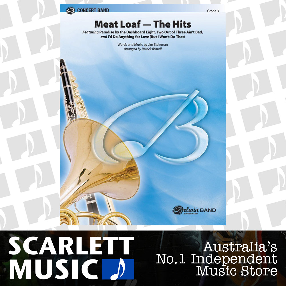 Meat Loaf The Hits Concert Band Gr 3 — view 2