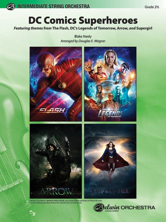 Dc Comics Superheroes String Orchestra Gr 2.5