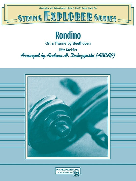 Rondino On A Theme By Beethoven String Orchestra Gr 2.5