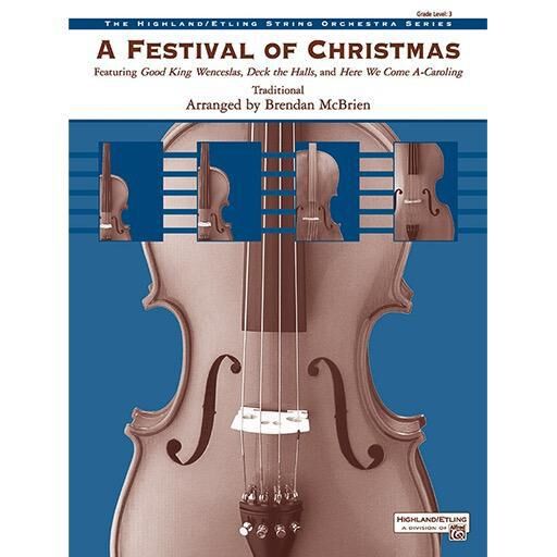 A Festival of Christmas String Orchestra Grade 3 Score/Parts by McBrien