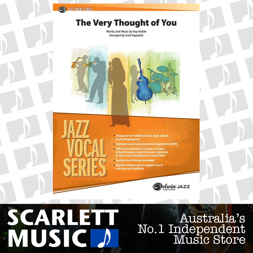 The Very Thought of You Jazz Ensemble Sheet Music with Vocals - Noble Ray Ragsdale Scott Alfred 47508 — view 2
