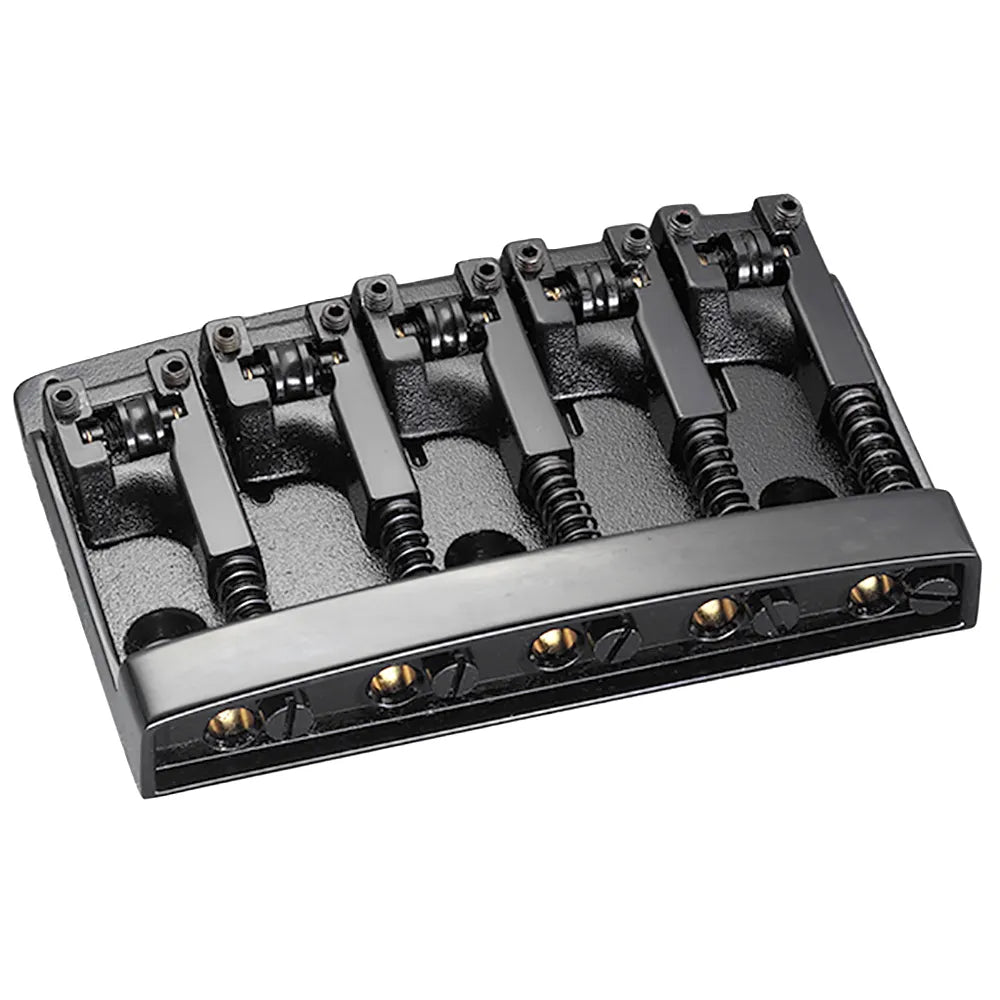 Schaller 3D Black 5-String Bass Bridge - Model 12140400