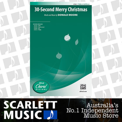 30 Second Merry Christmas TTBB — view 2
