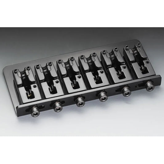 Schaller 6-String Bass Bridge 2000 Black 23363 116x55mm