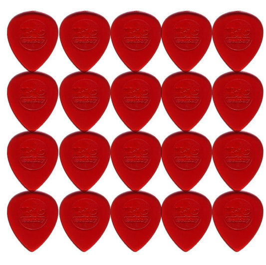 20 x Jim Dunlop Big Stubby 1.00MM Gauge Guitar Picks 475R Plectrums, Red
