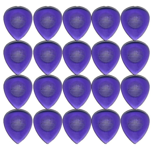 20 x Dunlop Big Stubby 2.00MM Gauge Guitar Picks, Purple