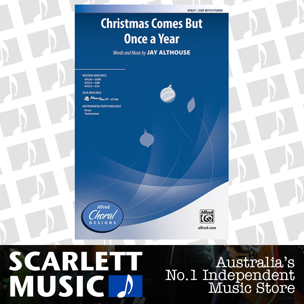 Christmas Comes But Once A Year SAB — view 2
