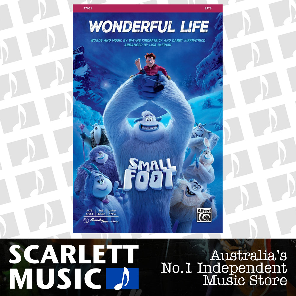 Wonderful Life From Smallfoot SATB — view 2