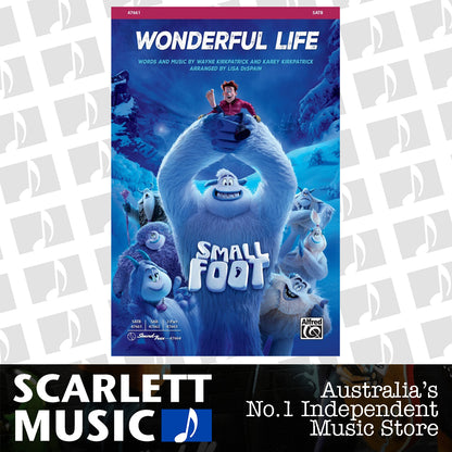 Wonderful Life From Smallfoot SATB — view 2