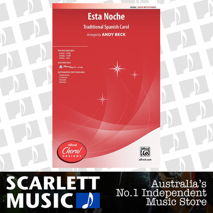 Esta Noche SATB — view 2