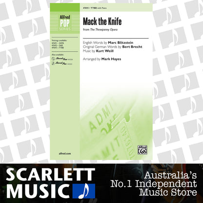 Mack The Knife TTBB — view 2