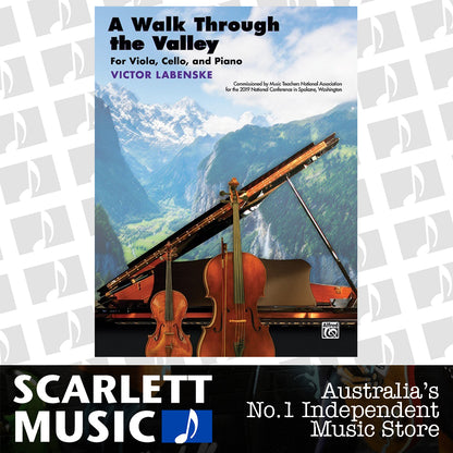 A Walk Through The Valley Viola/Cello/Piano — view 2