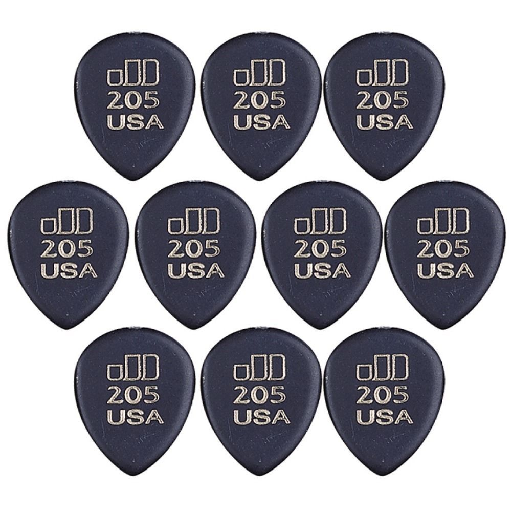 12 x Jim Dunlop JD Jazztones 205 Point Tip Guitar Picks 477R205 Jazz