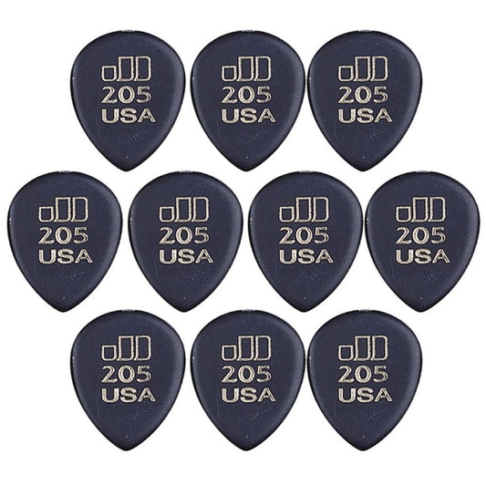 12 x Jim Dunlop JD Jazztones 205 Point Tip Guitar Picks 477R205 Jazz
