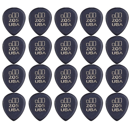 24 x Jim Dunlop JD Jazztones 205 Point Tip Guitar Picks 477R205 Jazz