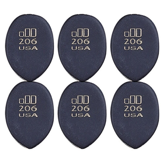 6 x Jim Dunlop JD Jazztones 206 Medium Tip Guitar Picks 477R206, Jazz