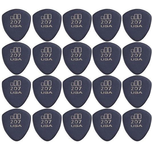 24 x Jim Dunlop JD Jazztones 207 Large Round Tip Guitar Picks 477R207