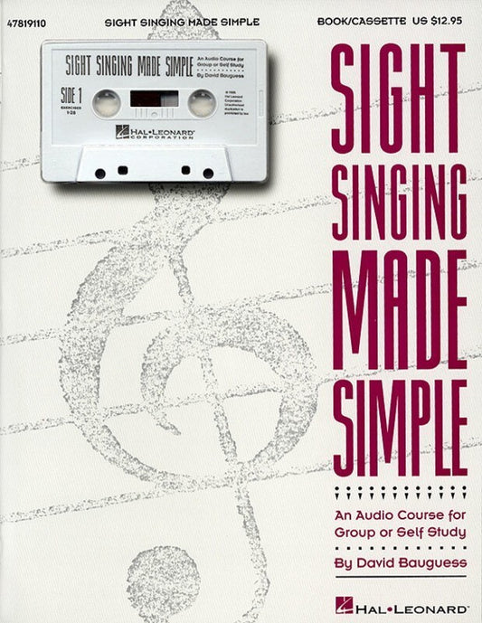 Sight Singing Made Simple Book/Cass