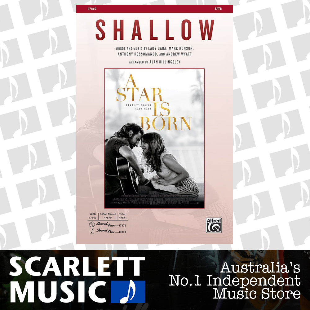 Shallow From A Star Is Born SATB — view 2