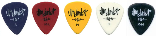 Jim Dunlop Medium Light Poly Guitar Pick - Standards Series (Single)
