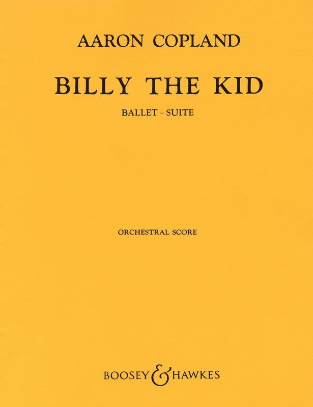 Billy The Kid Suite Sc
