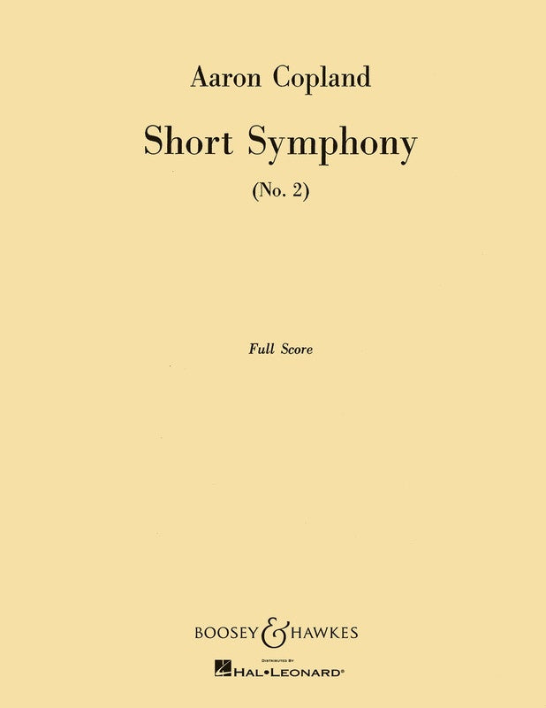 Short Symphony No2 Sc