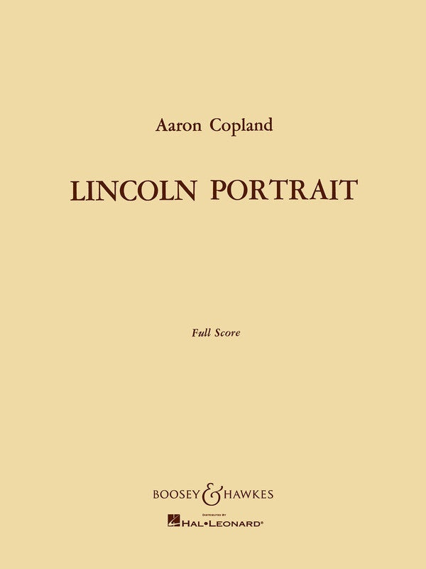 Lincoln Portairt Full Score