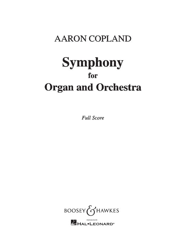 Symph Org/Orch Full Sc