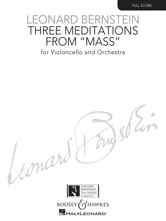 3 Meditations Vc F/Sc