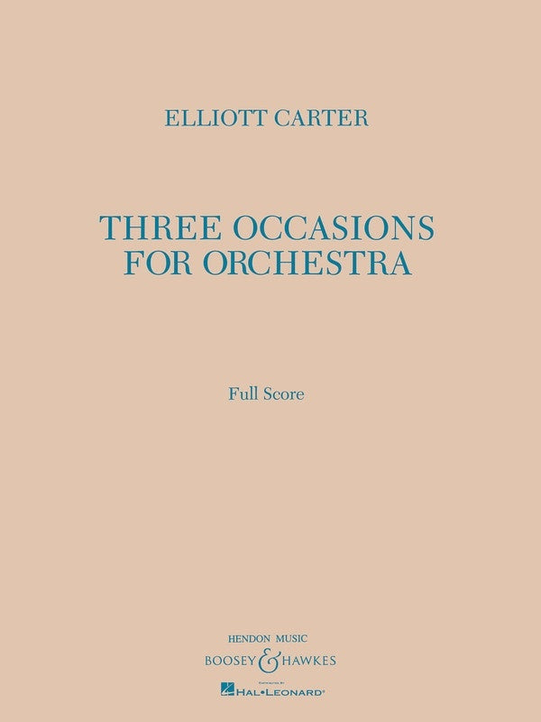 Three Occasions Score