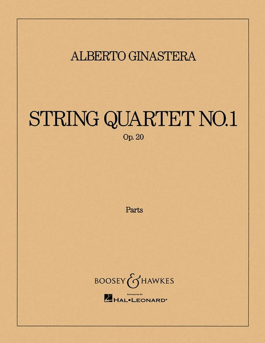 Ginastera - String Quartet No 1 Op 20 Parts (Set of Parts)